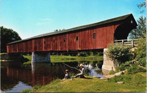 Canada Kitchener Ontario The West Montrose Covered Bridge Vintage Postcard C109