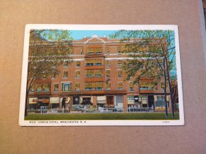 1930's Rice-Varick Hotel, Manchester, New Hampshire Postcard