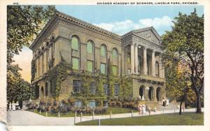 Chicago Illinois 1920s Postcard Chicago Academy Of Sciences Lincoln Park