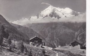 Switzerland Graechen Hannigalp Matterhorn Weisshorn Brunegghorn 1973 Real Photo