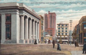 Missouri Kansas City 10th Street Looking East From Baltimore Avenue