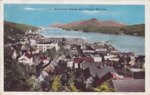 Alaska Ketchikan and Tongass Narrows Aerial View 1941