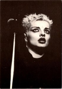 German Singer, Songwriter & Actress  NINA HAGEN Blonde & Punk  4X6 B&W Postcard