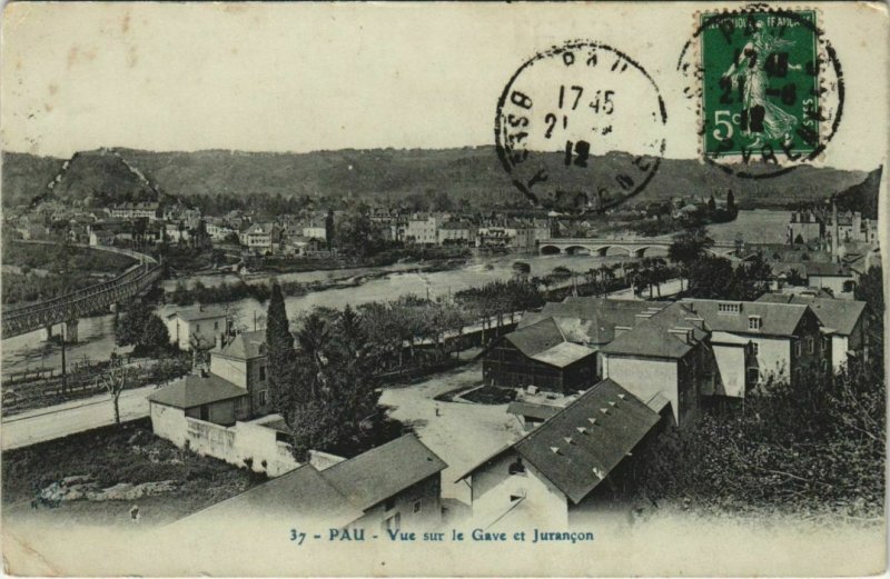 CPA Pau vue sur le Gave et Jurancon FRANCE (1124761)