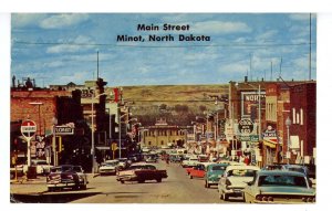 ND - Minot. Main Street ca 1960