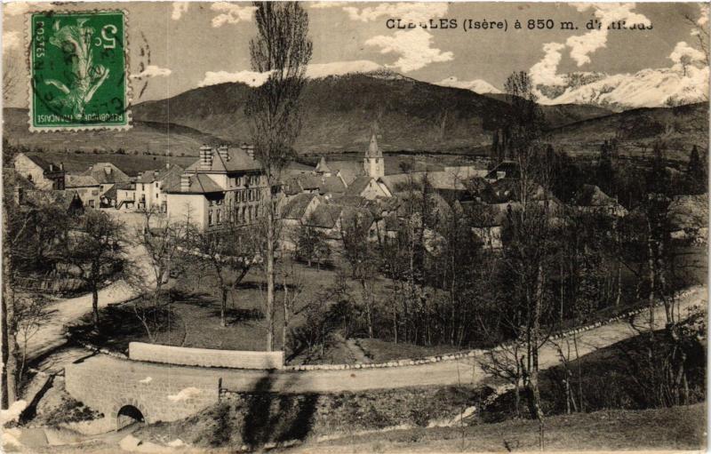 CPA Dauphiné - CLELLES - a 850 m d'altitud (434776)