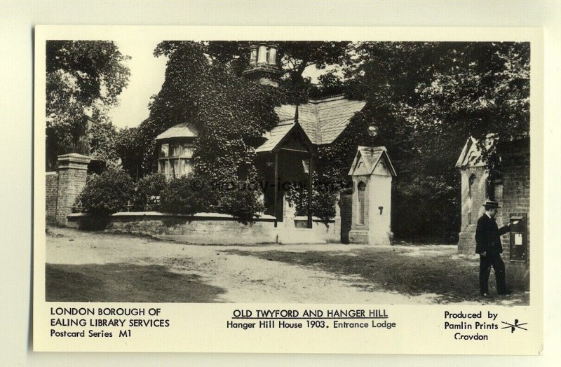 pp1461 - Twyford - Hanger Hill House 1903 - Entrance Lodge - Pamlin postcard