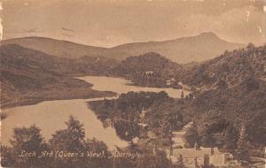 uk3081 loch ard queen's view aberfoyle scotland real photo uk