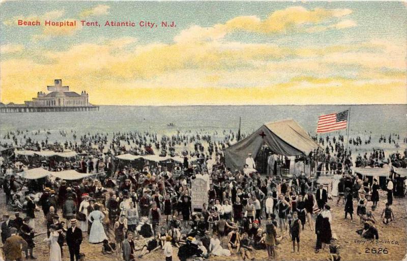 New Jersey  Atlantic City    Beach Hospital Tent