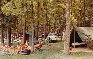 Huntsville Texas Camping Area State Park Vintage Postcard K98189