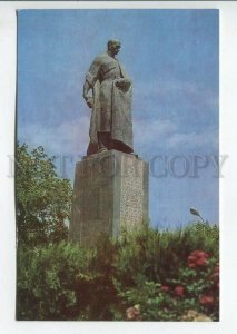 465086 USSR 1976 year Dagestan Buinaksk monument to Ullubiy Buinakskiy postcard