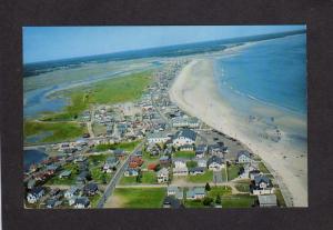 ME Wells Beach Cottages Camps Houses Maine Postcard Aerial View