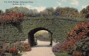 New York Buffalo Ivy Arch Bridge In Delaware Park Curteich