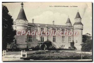 Postcard Old Grignols Chateau