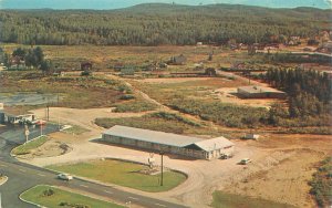 Ontario Canada Continental Motel Trans-Canada Hwy Aerial View Chrome Postcard