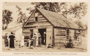 Michigan Dearborn Greenfield Village Cooper Shop Edison Institute Real Photo