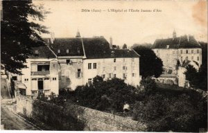 CPA Dole HOpital et l'Ecole Jeanne d'Arc (1265153)