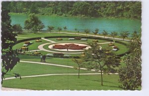 Maple Leaf Floral Garden, 1975 High Park Toronto Ontario Postcard, Slogan Cancel