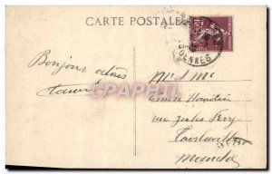 Old Postcard Mezieres Statue Bayard