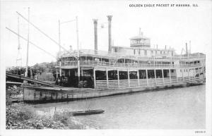 Golden Eagle Packet at Havana, Illinois  Reproduction