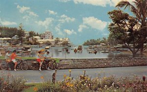 Flatts Inlet and Village From Lazy Corner Bermuda Postcard