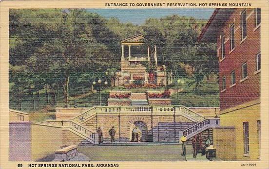 Entrance To Government Reservation Hot Springs Mountain Hot Springs National ...