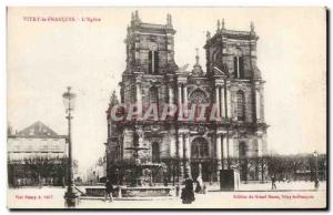 Old Postcard Vitry le Francois L & # 39Eglise