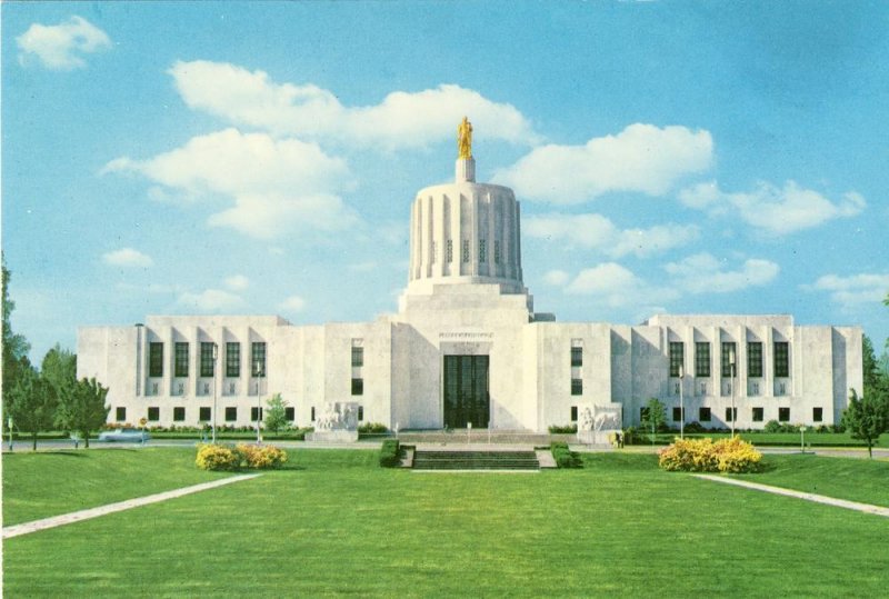 Classic Salem, Oregon/OR Postcard, State Capitol