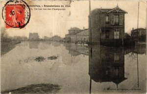 CPA COLOMBES Inondation-Un Lac rue des Champarons (413460)