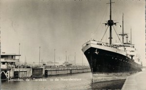 IJmuiden Tarakan Noordersluis Steamer RPPC  06.66