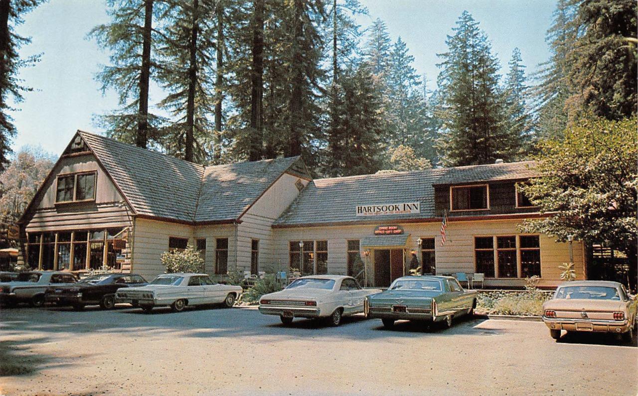 piercy ca california hartsook inn mendocino county roadside chrome postcard hippostcard piercy ca california hartsook inn