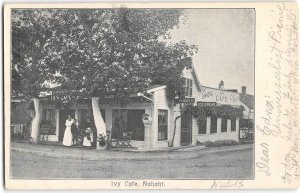 IVY CAFE Nahant, MA Essex County Clam Bake, Ice Cream 1906 Vintage Postcard