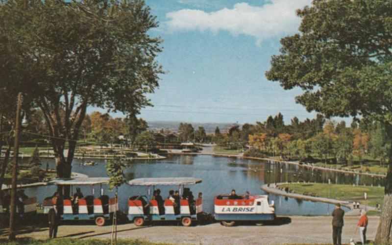 Tourist Tram at Beaver Lake - Montreal QC, Quebec, Canada