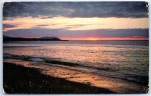 M-70192 Sunset On Straits Of Juan de Fuca Puget Sound Washington