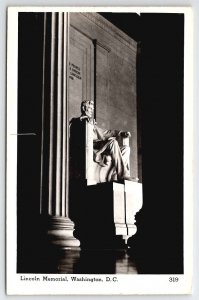 RPPC Washington DC Lincoln Memorial Real Photo Alfred Mainzer Postcard B34