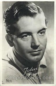 John Payne Actor, Actress, Movie Star Unused 