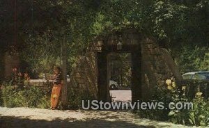 Gateway to Frijoles Canyon Lodge - Bandelier National Monument, New Mexico NM...