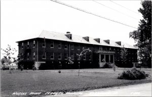 Real Photo Postcard Nurses Home Federal Hospital in Knoxville, Iowa