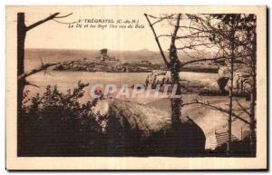 Postcard Old Tregastel De seen and the seven daughters of Wood