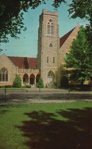 Postcard First United Presbyterian Parish Church Harrison St. Topeka Kansas KS