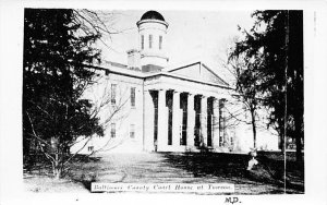 Baltimore County Court House  Real Photo Towson, Maryland USA