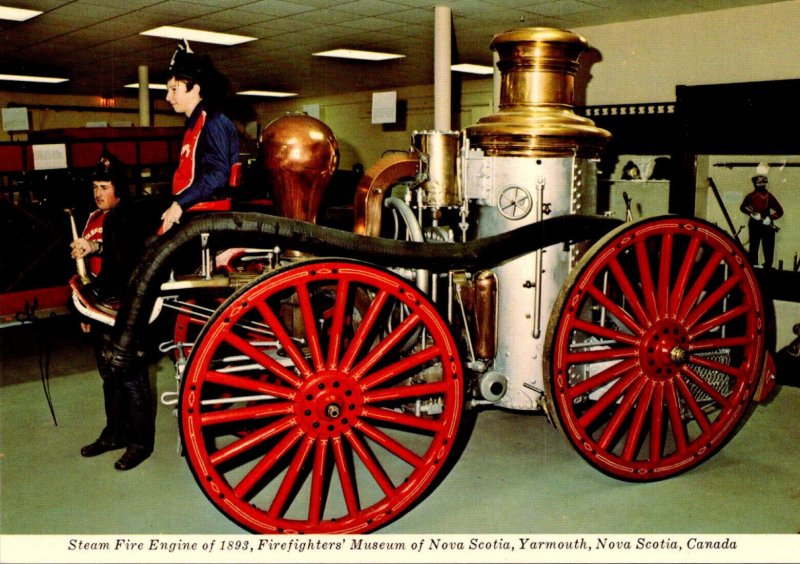 Canada Yarmouth Firefighters Museum Of Nova Scotia Steam Fire Engine Of 1893