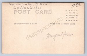 J87/ Syracuse? Ohio RPPC Postcard c1913 Flood Disaster River Homes  672