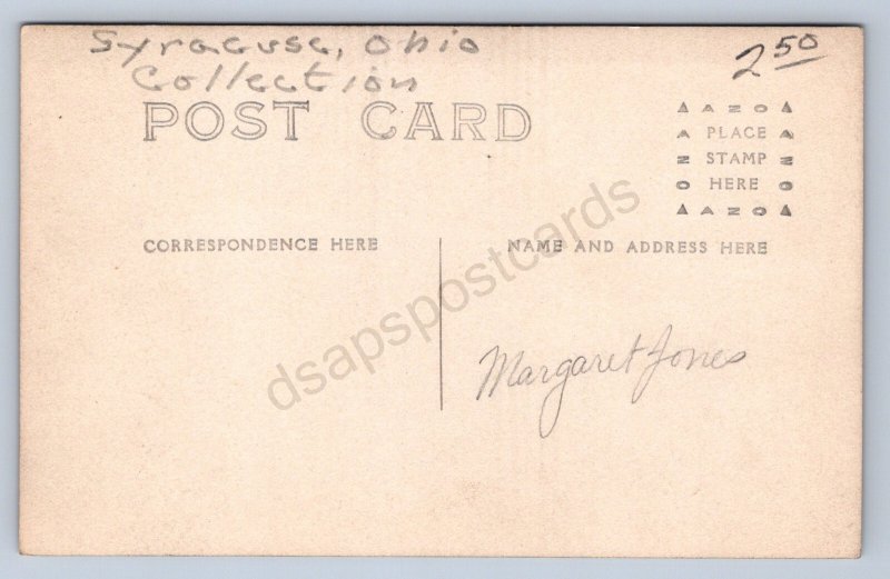 J87/ Syracuse? Ohio RPPC Postcard c1913 Flood Disaster River Homes  672