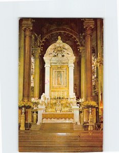 Postcard Altar of the Shrine of Guadalupe, Mexico City, Mexico