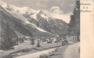 BG19372 chamonix et le montblanc france