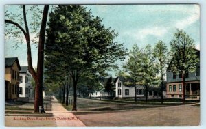 DUNKIRK, New York NY ~ EAGLE STREET Scene - Chautauqua County 1909 Postcard