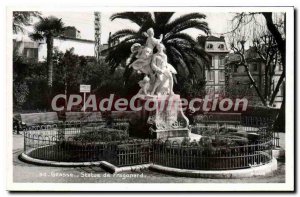 Old Postcard Grasse Statue Fragonard