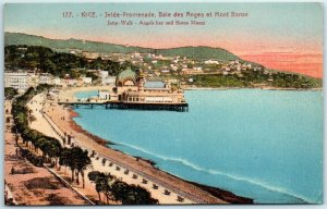 Postcard - Jetty Walk -  Angels Bay and Boron Mount - Nice, France