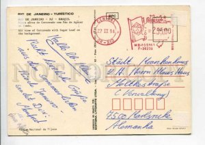 422092 Brazil to GERMANY 1984 year Rio de Janeiro Postage meter RPPC